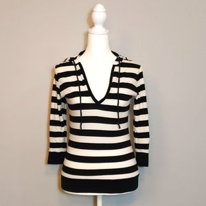 3/4 Sleeve Hooded T-Shirt By NY&Co.